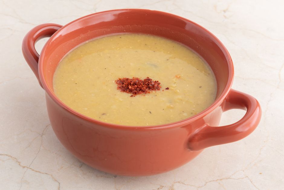 Crema de lentejas rojas