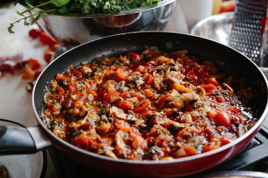 Pisto de verduras casero